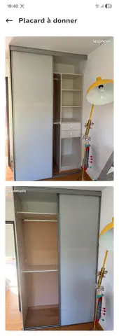 portes coulissantes a donner