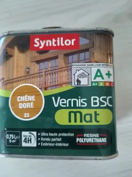vernis chêne doré mat