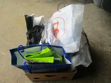 Lot de sachets en plastique