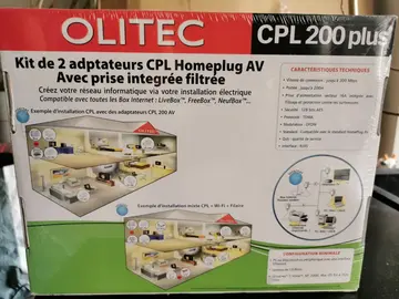 Kit de 2 adaptateurs CPL