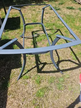 pied support table jardin