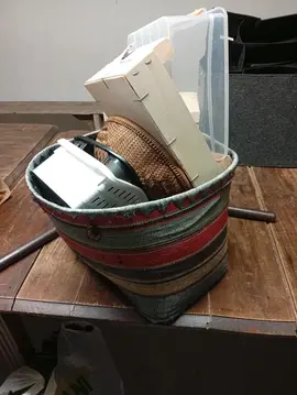 lot boîtes et paniers
