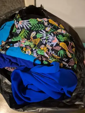 sac vêtements femme enfant