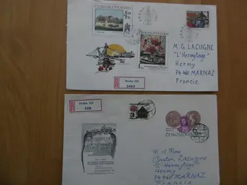 Enveloppes Premier Jour Tchécoslovaquie 1981/1982