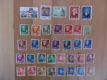 Timbres NORVEGE, LOT 1