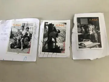 3 Timbres Noir &blanc