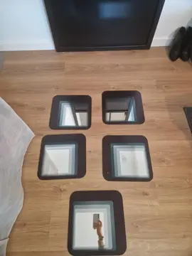 Décoration murale-Mirroirs carrés