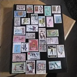 donne timbres sport 1lot part envoie