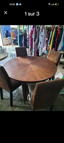 table et 4 chaises