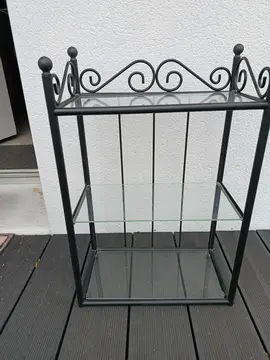 Étagère en fer forgé