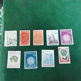 donne timbres monaco europa 1lot part envoie