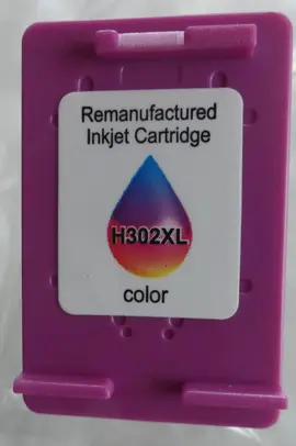 cartouche générique H302XL couleur équivalente HP302XL, achetée par erreur , ouverte.