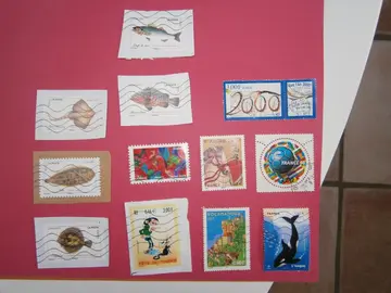 LOT Timbres Français
