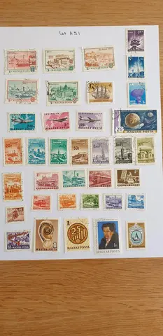 Lot A91 timbres Hongrie