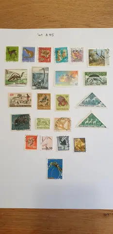 Lot A95 Timbres "Animaux"