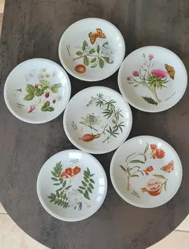 assiettes à dessert