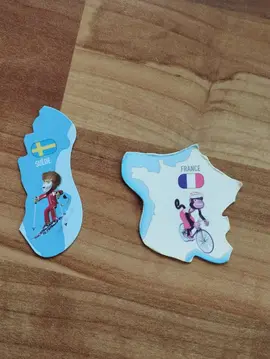 lot 2 magnets carte européenne