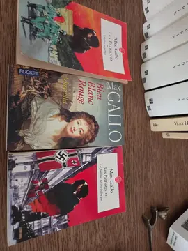 3 livres Max Gallo