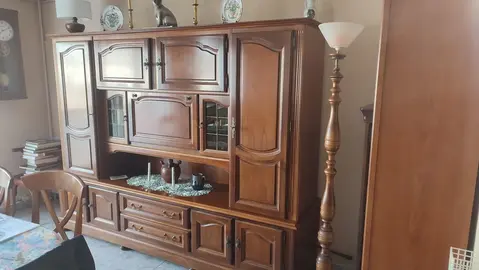 buffet, table et chaises en merisier