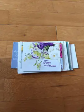 lot cartes avec texte
