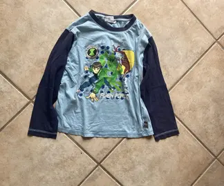 Tee-shirt manches longues garçon 7 / 8 ans Ben 10
