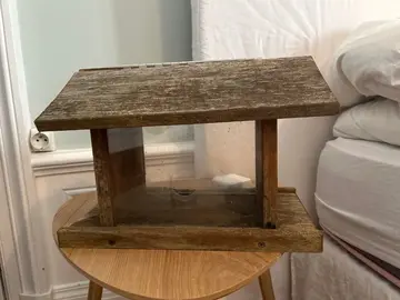 Maison en bois d’extérieur (L 35 * l 25 * H 25 cm) pour nourrir les oiseaux