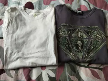 Lot de 2 t-shirts garçon 8/10 ans
