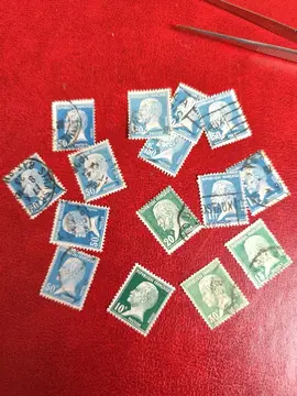 lot timbres France ''Pasteur''...