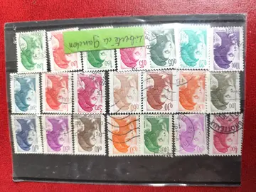 plaquette timbres ''liberté de Gandon''''