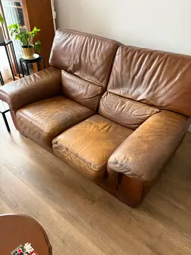 canapé en cuir