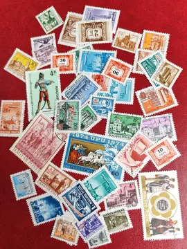 gros lot unique timbres Maghar posta