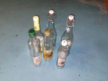 lot de bouteilles