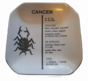 Petit plateau/cendrier Cancer - Zodiaque