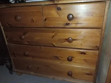 commode en pin