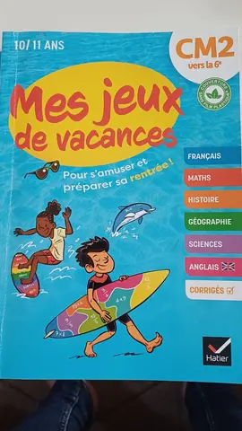 Cahier de vacances