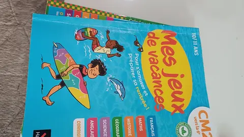 cahier de vacances cm2 à 6eme