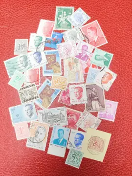 gros lot unique timbres Belgique