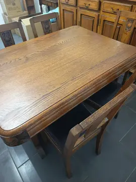 table bois et 5 chaises