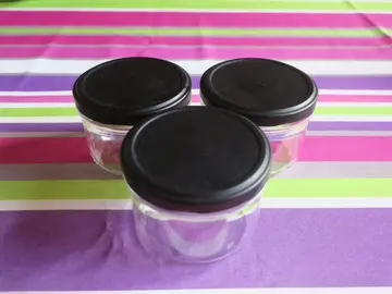 Lot de 3 POTS en verre