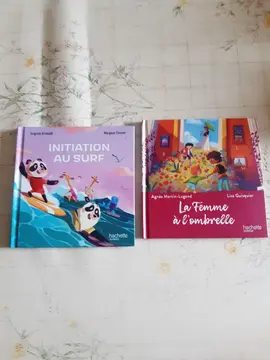 2 livres dès 3 ans, bon état.