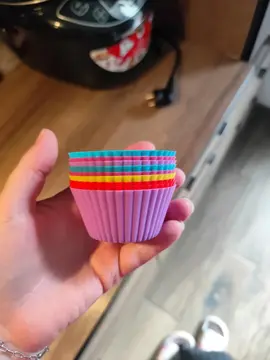 lot de 10 moules à cupcakes silicone