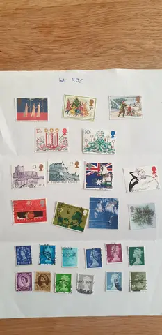 Lot A96 - Timbres du Royaume Uni
