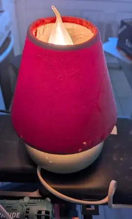 Lampe de chevet (abat-jour à restaurer)