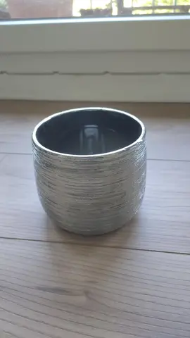 Cache pot argenté