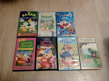 Lot 7 cassettes VHS Jeunesse