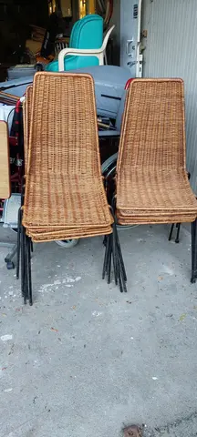 chaises en rotin