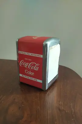 distributeur de serviette Coca-cola