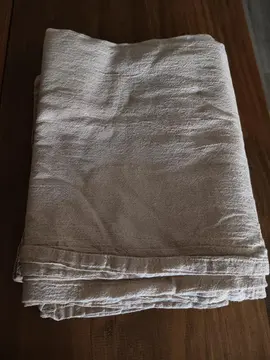 Nappe en coton beige