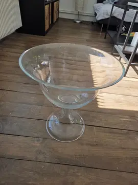 Vase verre hauteur 35 cm