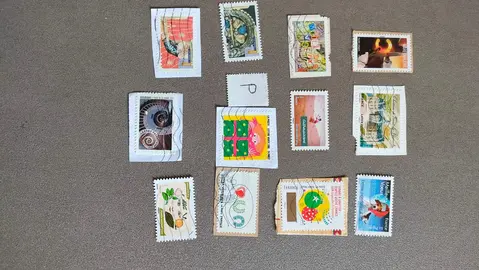 Timbres français lot P